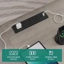 L Shaped Standing Desk with Power Outlets — Standing Desk, YITAHOME