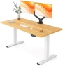 Solid Wood Dual Motor Standing Desk — Standing Desk, FLEXISPOT