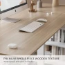Electric L Shaped Standing Desk with Storage — Standing Desk, FEZIBO
