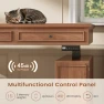 Farmhouse Electric Standing Desk with 3 Drawers — Standing Desk, SEDETA