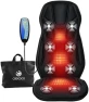 Back Massager with Heat, 8 Vibrating Motors, Massage Chair Pad — Massage Chairs, CooCoCo