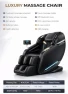 Luxury 4D Zero Gravity Full Body Massage Chair with Heat, Bluetooth & Smart Touch Control — Massage Chairs, Generic
