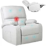 Rocking Recliner Chair with Vibration Massage and Heat — Massage Chairs, LEVELEVE