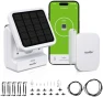 WiFi Solar Auto Watering System with Two Smart Digital Soil Sensors — Indoor Garden, RainPoint