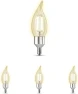 Flame Tip Filament Chandelier LED Smart Light Bulb — Smart Light Bulb, Feit Electric