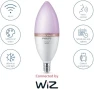 Smart 40W B12 Color LED Candle-Shaped Bulb 4-Pack — Smart Light Bulb, Philips