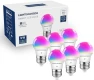 Smart Light Bulbs 50W Equiv., G16.5 A15 RGBCW — Smart Light Bulb, Lightinginside