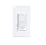 In Wall Dimmer Switch for LED Light/CFL/Incandescent, 3-Way Single Pole Dimmable Slide, 600W max Incandescent, 150W max... — Smart Switch, CLOUDY BAY