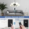 Wireless Dimmer Switch (Black) 2 Pack — Smart Switch, Sunmerit