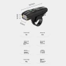 Bicycle Front Light With Horn — Smart Bike Light