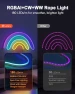 Smart RGBAICW Neon Rope Light 9.8ft — LED Strip Lights, Lumary