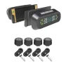 Smart Solar Tire Pressure Monitoring System with Color Digital Display and Automatic Security Alarm — TPMS, TOP HOME