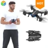 Foldable Pocket RC Quadcopter with HD Camera — Drone, LVH