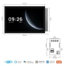 Smart home control panel, EU Edition, Grey — Smart Home Hub