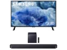 32-inch QLED TV and soundbar bundle — Smart TV, Samsung