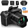 4K Digital Camera for Photography & Video with WiFi, 64MP, Touch Screen, 32GB Card, Saneen
