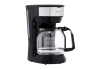 12-Cup Coffee Maker with Reusable Filter, Black & Stainless Steel, Amazon Basics