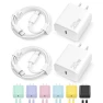 Fast Charging Type C USB C Charger Block with 2 Pack 6FT Cable, Shenzhen Dipinle Technology Co., Ltd