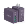 50W 5-Port PD Fast USB C Wall Charger, 2-Pack, Dulums