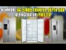 Counter-Depth Side Refrigerator/Freezer with Water Dispenser, Ice Maker, Stainless Steel, Kenmore