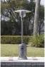 46,000 BTU Outdoor Propane Patio Heater with Wheels, Amazon Basics