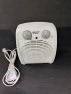 Indoor Space Heater with Adjustable Thermostat, Fan Forced, Electric, Overheat Protection, Comfort Zone