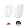 Self Powered Wireless Doorbell with 38 Songs, 100M Range, Waterproof