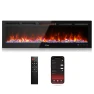 Smart WiFi Infrared Electric Fireplace, TURBRO