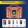 Battery Organizer Storage Case with Tester, Ontel