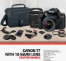 DSLR Camera with Lens and Accessory Bundle, Canon