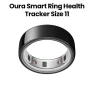 Ring 4 - Black - Size 11 - Sleep, Activity, Women’s Health, AI Advisor, Up to 8 Days of Battery Life, Size Before You... — Smart Ring, Oura