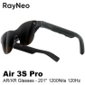 AR/XR Glasses with 201-Inch Display, 1200 Nits Brightness, 120Hz Refresh Rate — Smart Glasses, RayNeo