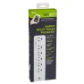 Indoor Wi-Fi Smart Surge Protector with 6 Grounded Outlets — Smart Plug, Woods