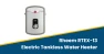 Residential Tankless Water Heater, Rheem