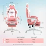 Gaming Chair with Cat Ears and Massage Lumbar Support — Smart Chairs, Dowinx