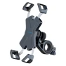 Bike Phone Mount with Stainless Steel Clamp Arms, visnfa