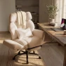Office Chair with Flip Armrests, Reclining, Foot Rest, and Massage — Smart Chairs, Sofayonn