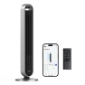 Tower Fan for Bedroom, 42 Inch 120° Oscillating Fan, 20dB Quiet DC Motor, 28ft/s Velocity Bladeless Standing Fan with 12... — Smart Fan, Dreo