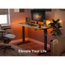 Electric Standing Desk, 48 x 24 Inches Height Adjustable Stand up Desk — Standing Desk, FEZIBO