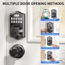 Keypad Deadbolt Front Door — Smart Lock, Darawf