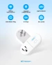SmartVoice 4-in-1 Dual Wall Plug — Smart Plug, Emerson