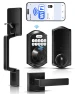 WiFi Keypad Door Lock with Handle Set — Smart Lock, TEEHO