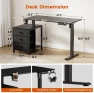 Electric Standing Desk with Drawers — Standing Desk, REAHOME