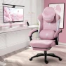 Fabric Gaming Chair with Heated Massage Lumbar Support — Massage Chairs, Dowinx