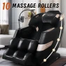 Full Body Massage Chair Recliner with Zero Gravity, Heat Therapy & Air Compression — Massage Chairs, GDFStudio
