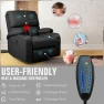 Rocking Recliner Chair with Massage and Heat — Massage Chairs, LAFWELL