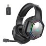 Gaming Headset, Black White — Wireless Earbuds, EKSA