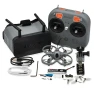 RTF FPV racing drone bundle with E8 remote transmitter and Transporter II FPV goggles — Drone, Emax