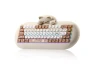 Brown Mechanical Keyboard — Bluetooth Keyboard, YUNZII