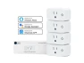 Wi-Fi Smart Plugs, 4 Pack, White — Smart Plug, Suppower